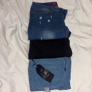 3 pairs size9 jeans